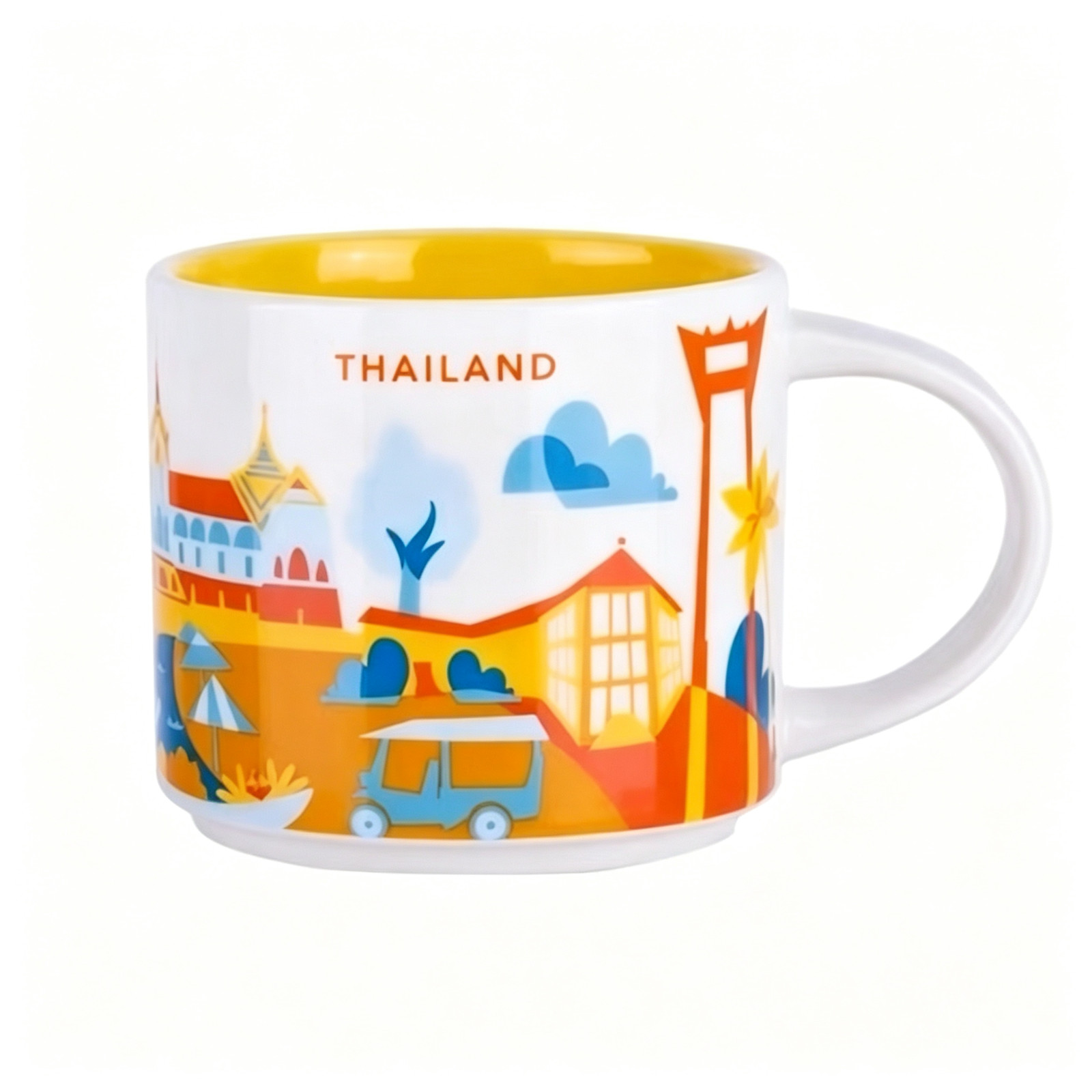 Starbucks Thailand You Are Here City Series 14oz Ceramic Limited Edition Mug Set