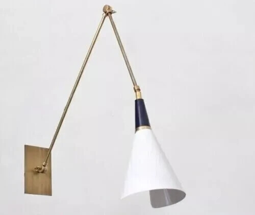 Handmade Vintage Inspired SCICCOSO Brass Wall Lamp , Handcrafted Wall Lamp Light