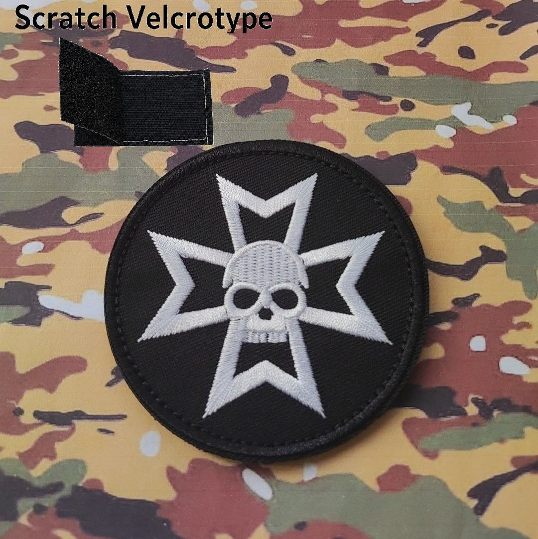 Warhammer 40k Tannith Skull 3 Patch - VELCRO®² Scratch Patch Warhammer 40k Tannith Skull 3 Patch - VELCRO®² Scratch Patch