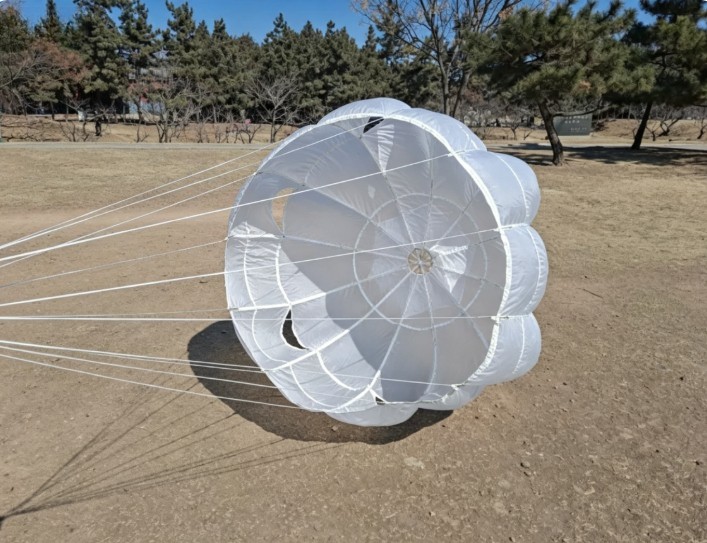 3.6Ft Nylon Aerospace Vintage Military Supply Drop Parachute 1.1m DIA