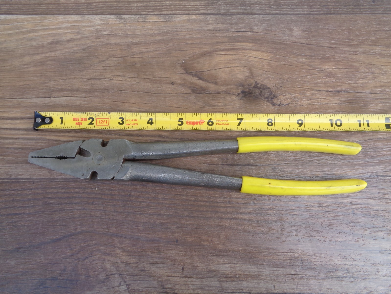 Vintage Utica Linemans Pliers Combination Side Wire Cutter