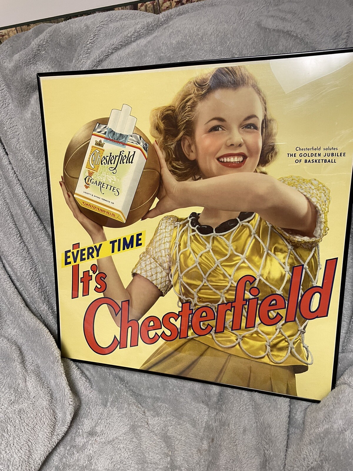 Chesterfield Cigarette Ad Poster with Women