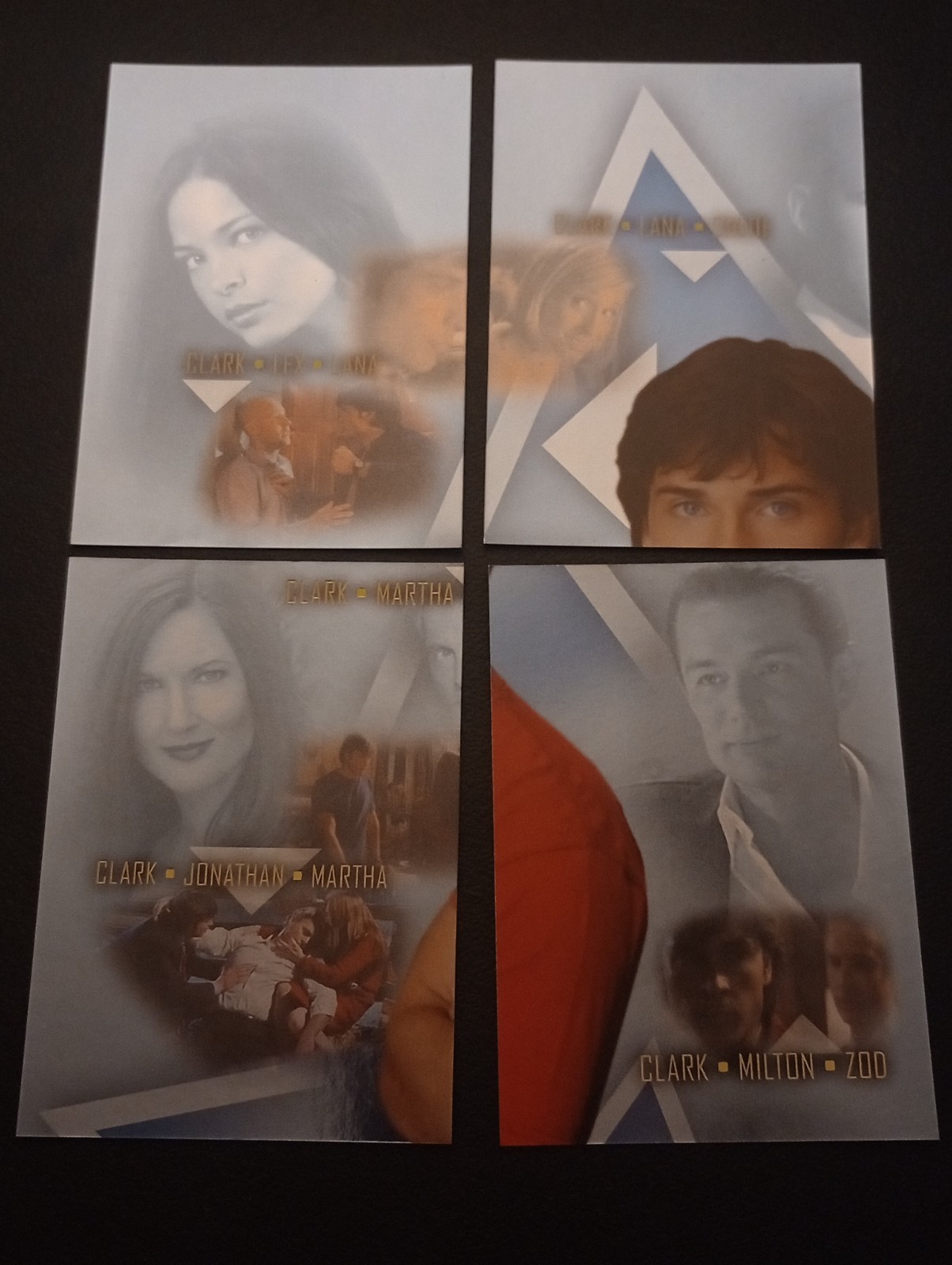 4 ct lot of different 2006-07 Inkworks Smallville Season 5 Vessel Puzzle cards