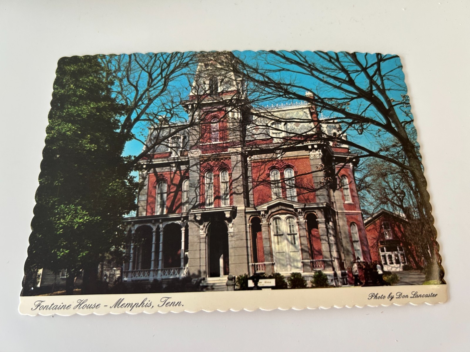 Fontaine House Memphis Tennessee TN Continental Postcard