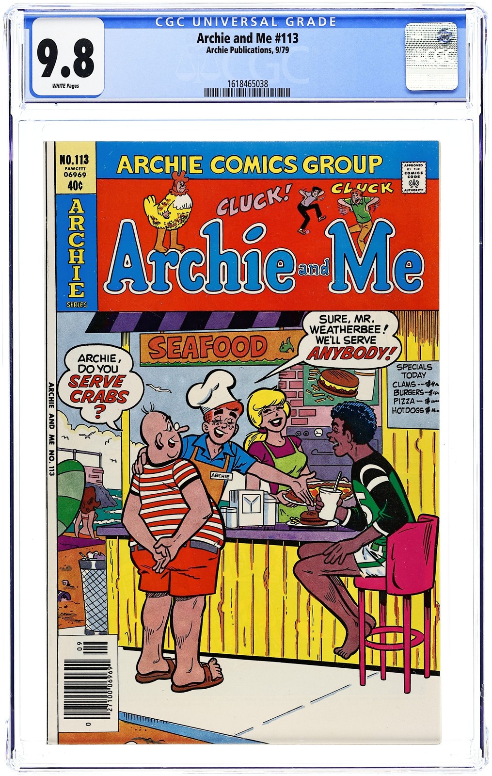 Archie and Me #113 CGC 9.8 1979 1618465038