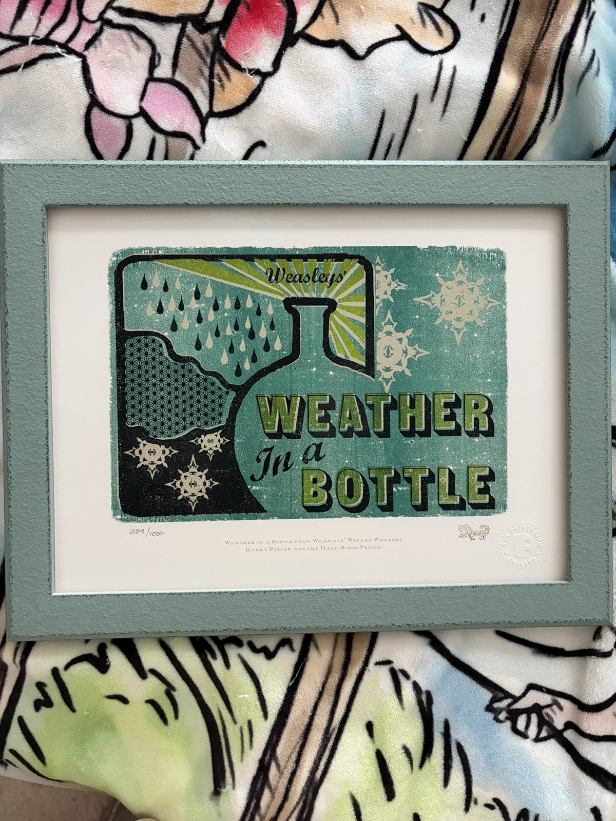 Framed Harry Potter MinaLima Weasley Weather In A Bottle Print Limited Edition Framed Harry Potter MinaLima Weasley Weather In A Bottle Print Limited Edition