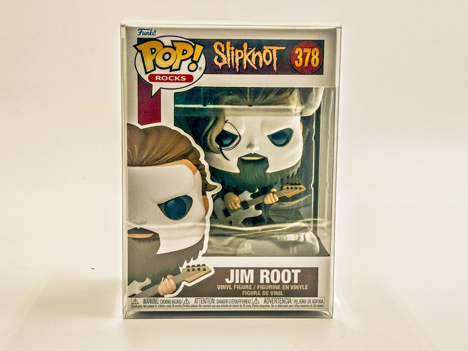 Funko Pop Rocks Slipknot Jim Root #378 NIB w/EcoTek protector