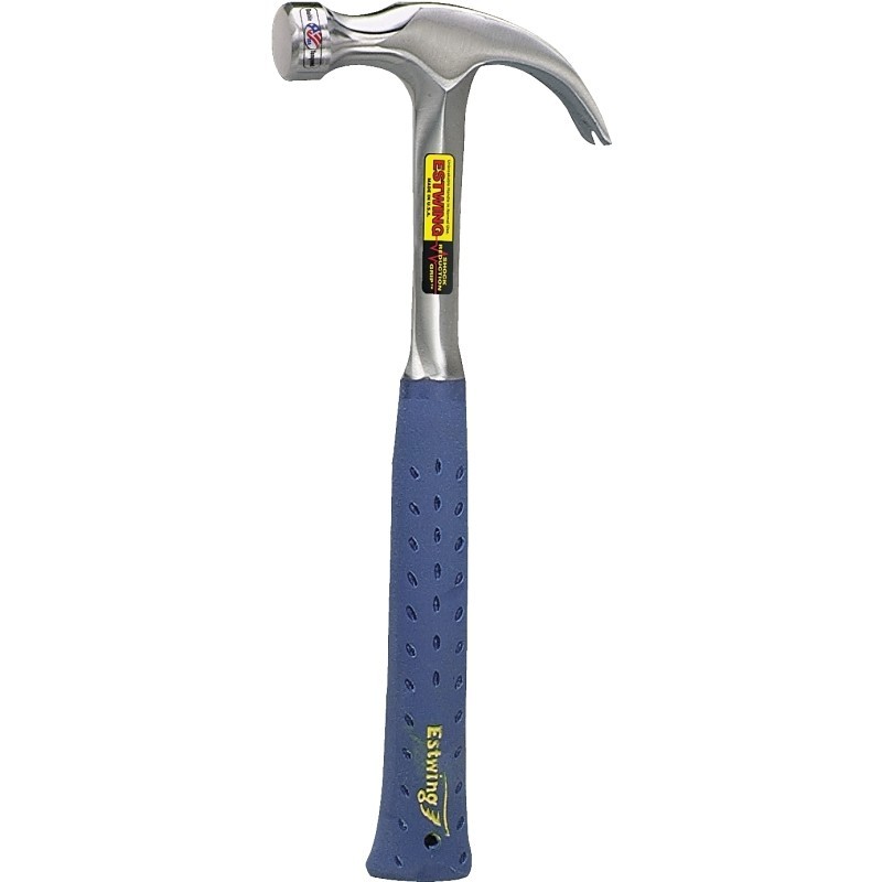 Estwing E3-12C Hammer, 12 oz Head, Curved Claw Head, Steel Head, 11 in OAL