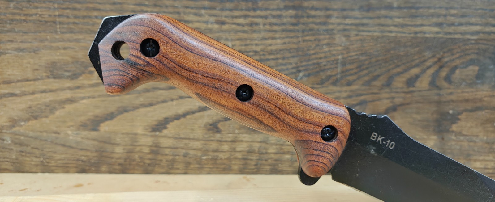 Handles for Kabar/Becker  BK2 thru BK32, Brazilian ironwood