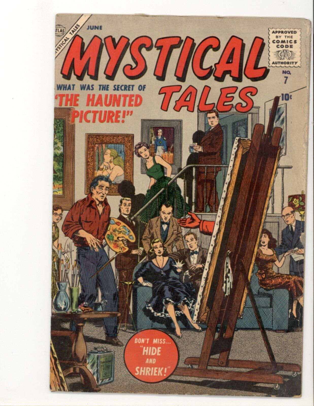 Mystical Tales 7 VG/F Atlas Horror Sci-Fi 1957