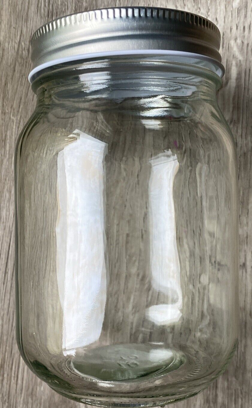Glass Jar With Lid Regular Screw on Lid