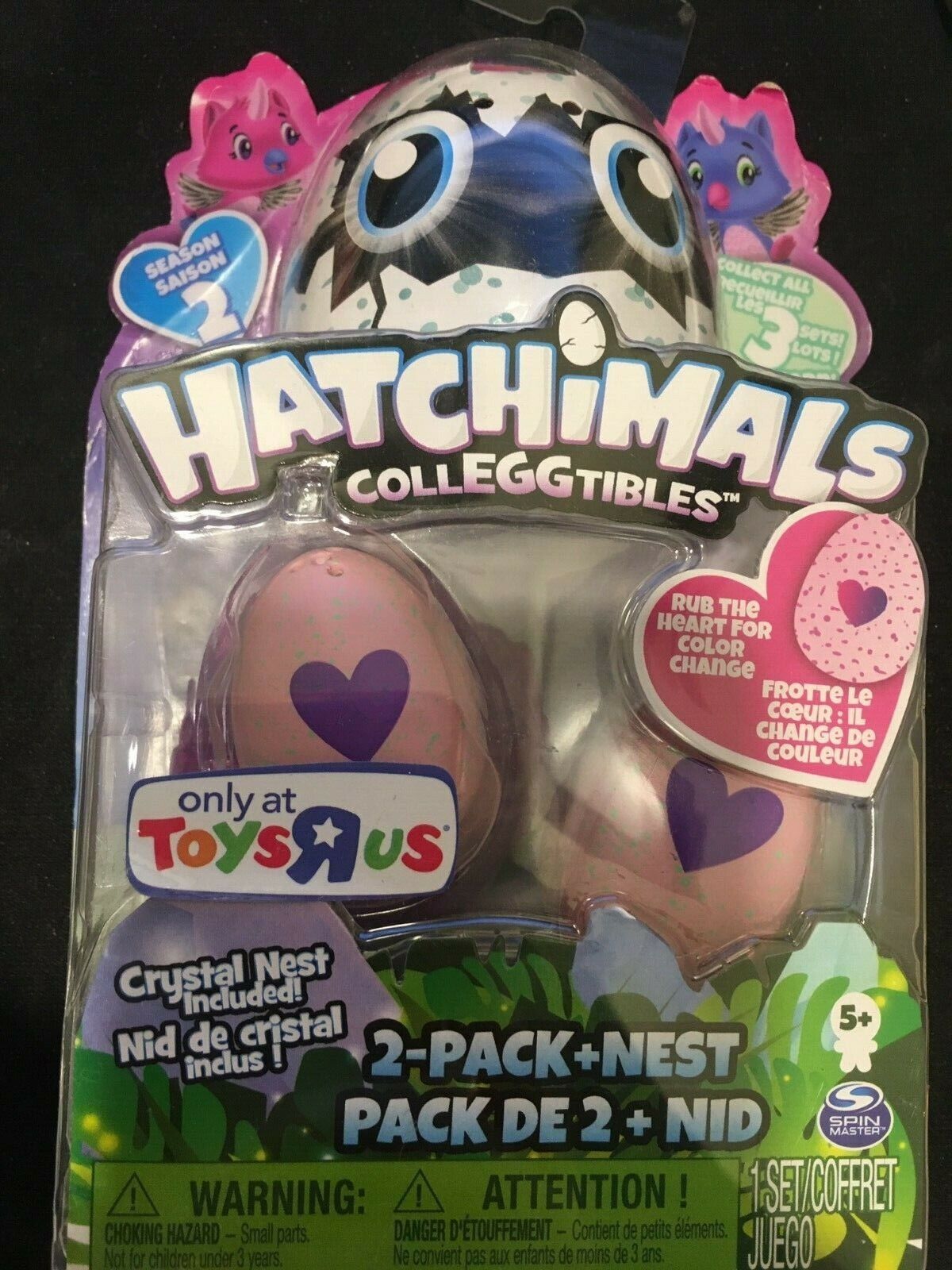 Hatchimals Colleggtibles Owlicorn 2 EGGS + Bonus Crystal Nest EGG HUNT EASTER