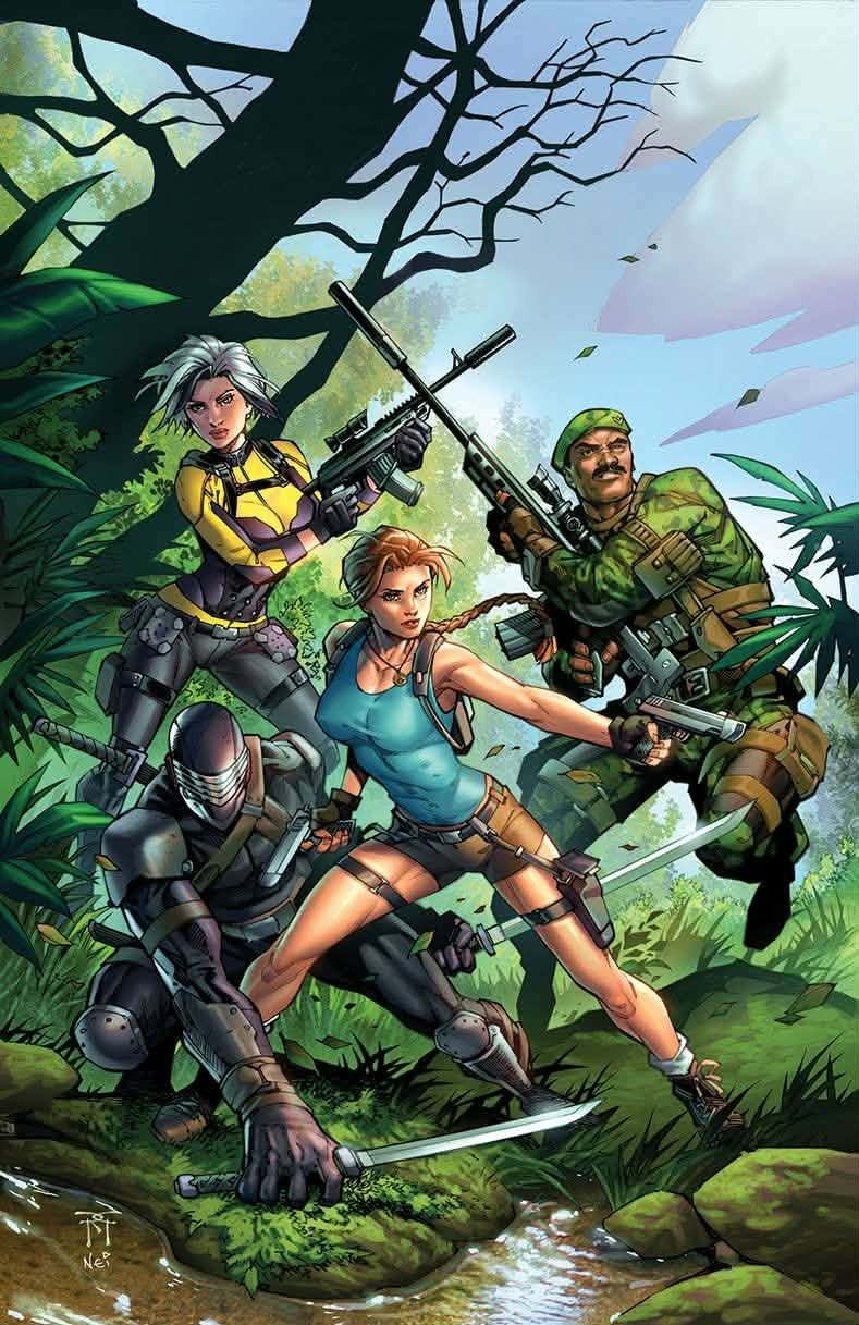 Gi Joe X Tomb Raider #1 by Virgin Variant Randy Green NYCC NM+
