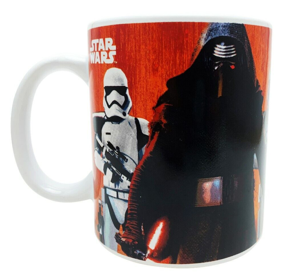 Cup Mug Coffee Tea Star Wars Galerie 12 oz. Kylo Ren Stormtrooper Ceramic Red