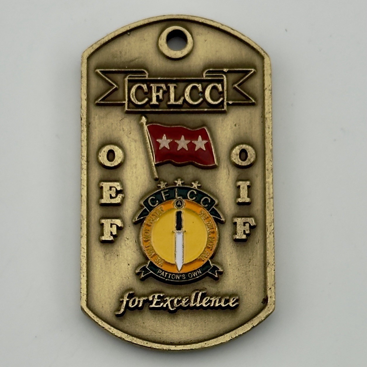 Third U.S. Army ARCENT Challenge Coin - CFLCC OIF OEF 3-Star