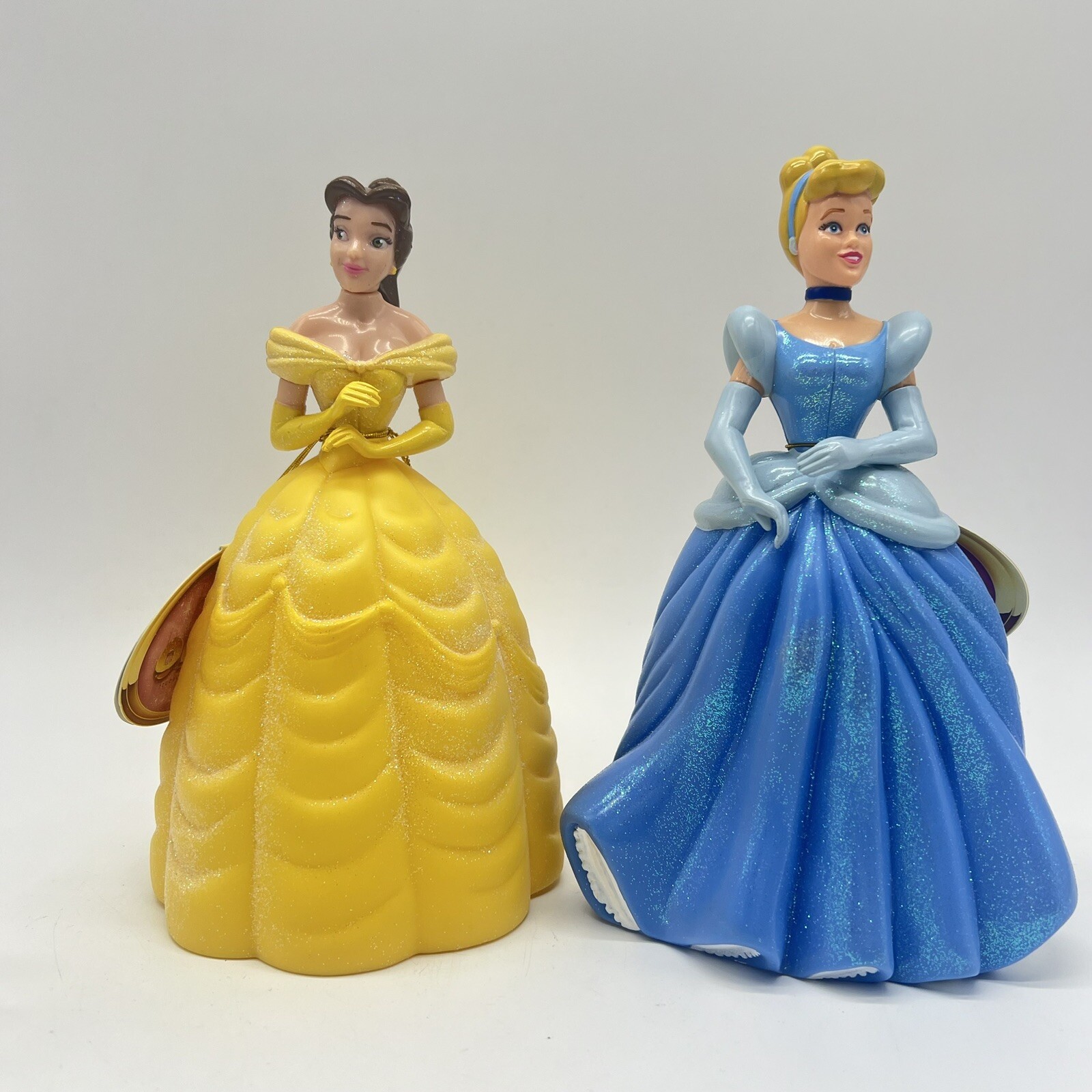 Disney On Ice Princess Figures Lot Of 2  Cinderella Belle New Rare Read