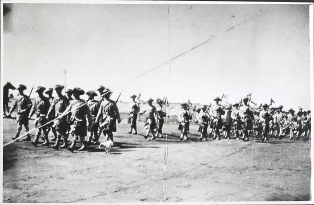 The Argyll And Sutherland Highlanders South Africa 1903 Old Photo