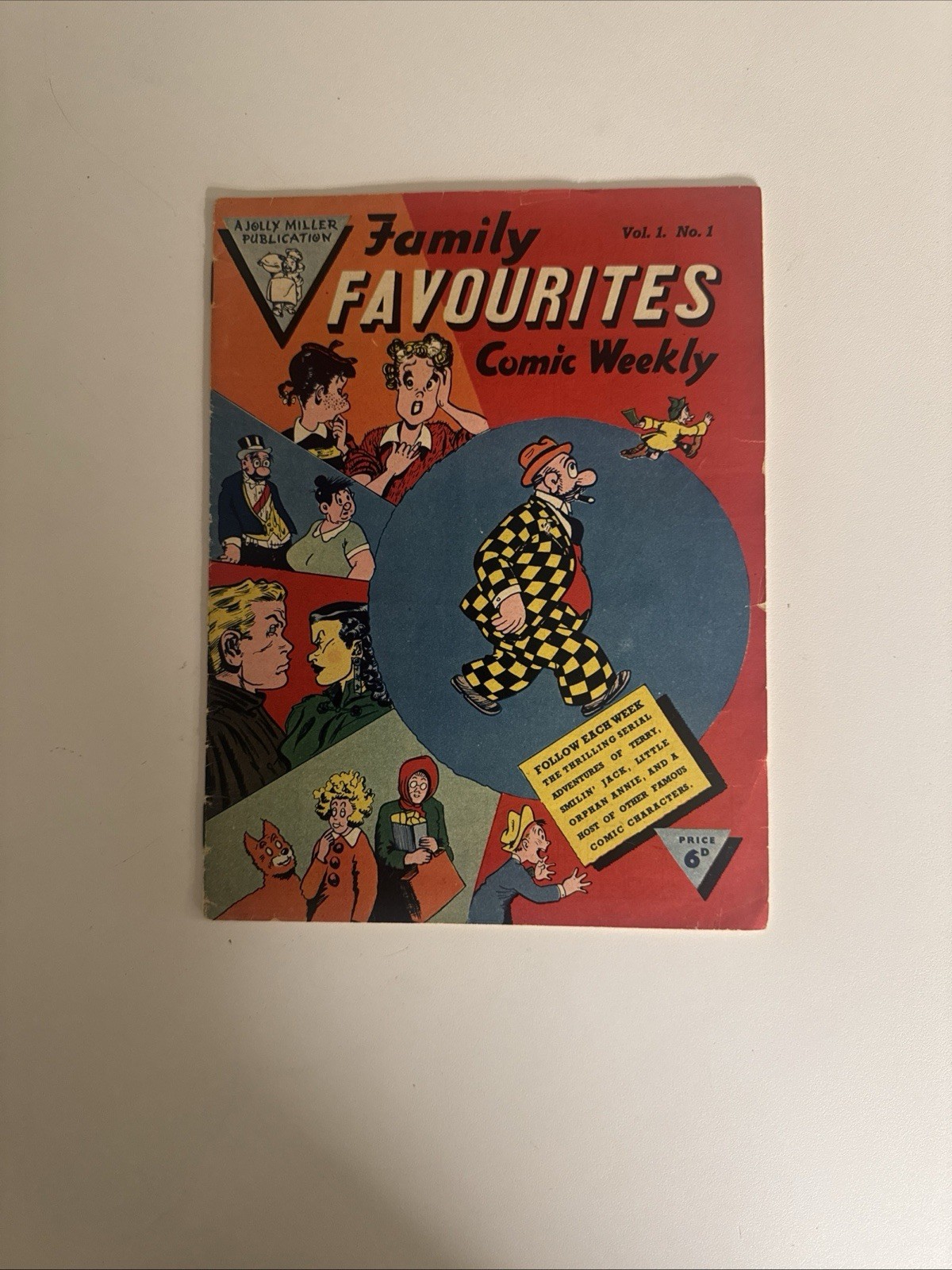 Jolly L Miller UK - Family Favourites Comic Weekly #1 - 1950's - very rare