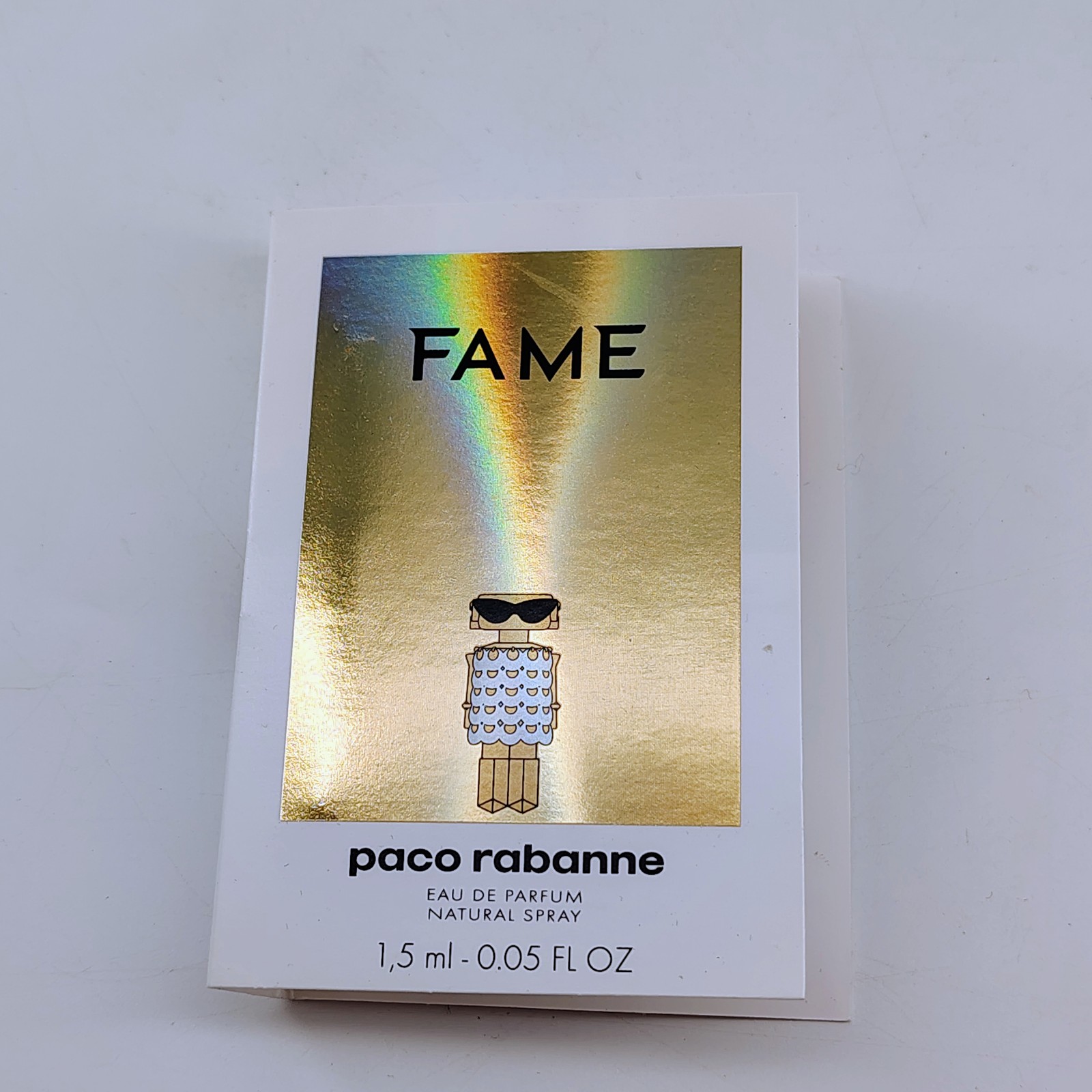 Paco Rabanne FAME Eau de Parfum EDP Sample Vial 1.5ml 0.05 fl oz New Travel