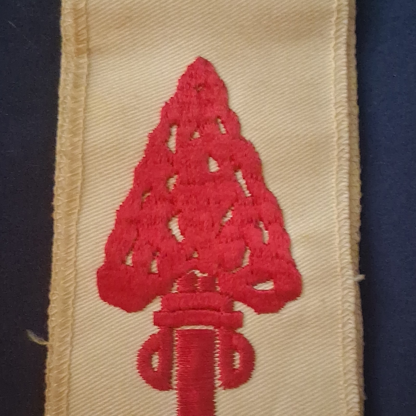 x2 Vintage 1950s Boy Scouts Order of the Red Arrow Embroidered Insignia Sash x2 Vintage 1950s Boy Scouts Order of the Red Arrow Embroidered Insignia Sash