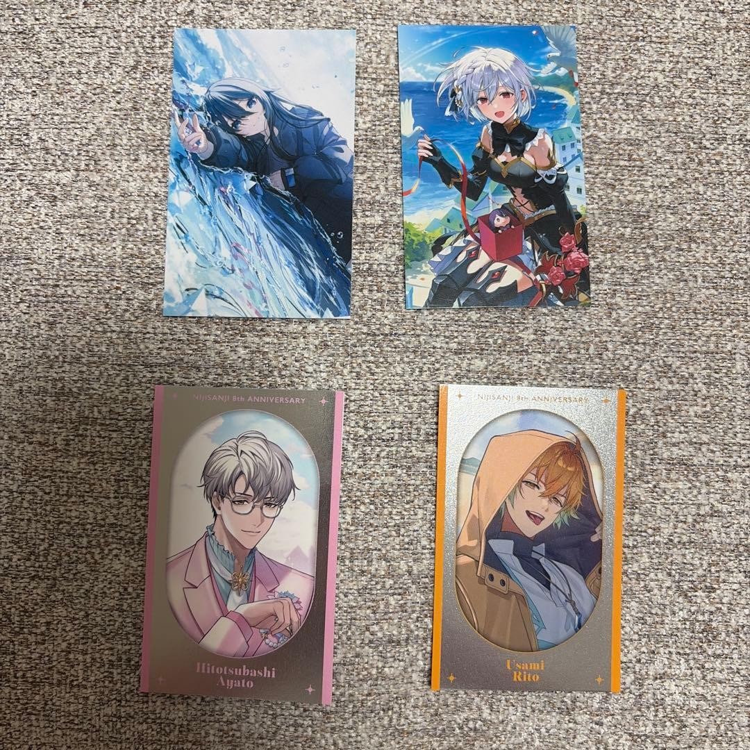 NIJISANJI 8th ANNIVERSARY Card Cheki Set Animate Bonus NIJISANJI 8th ANNIVERSARY Card Cheki Set Animate Bonus