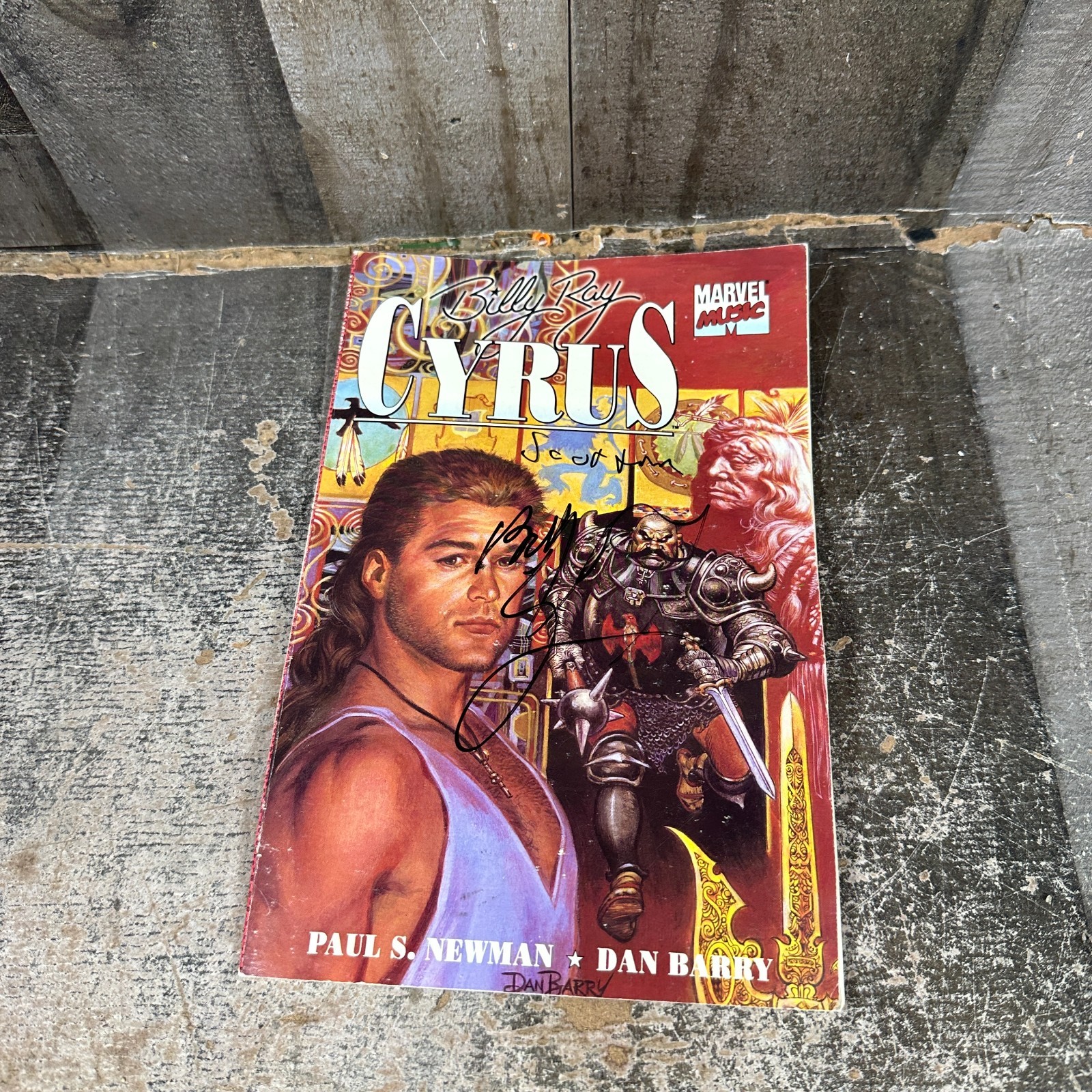 Billy Ray Cyrus (Marvel|Marvel Comics 1995) Autograph, NO COA