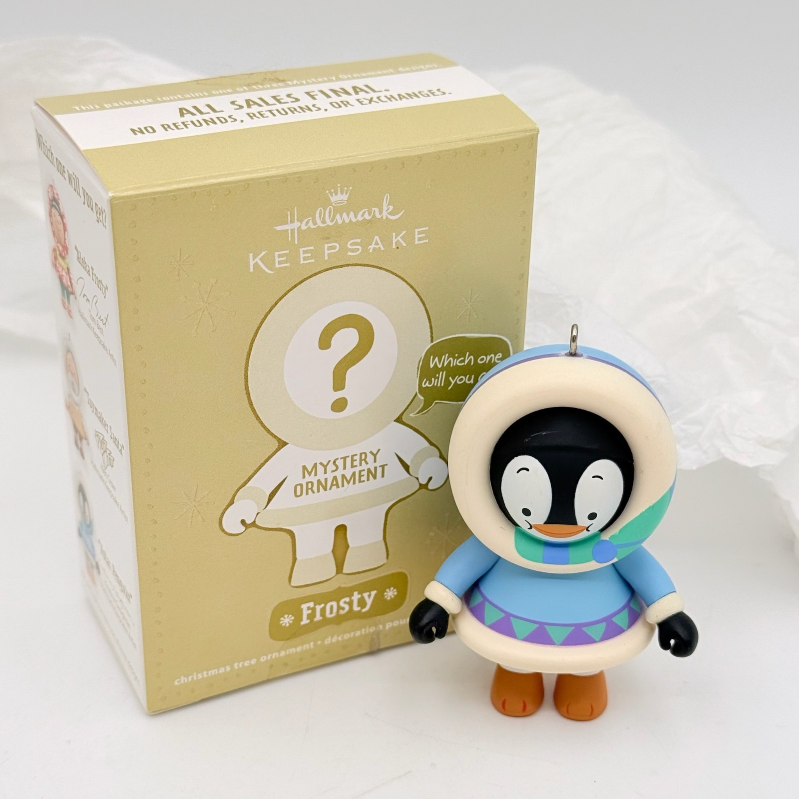 2011 HALLMARK Christmas Ornament MYSTERY FROSTY Polar Penguin