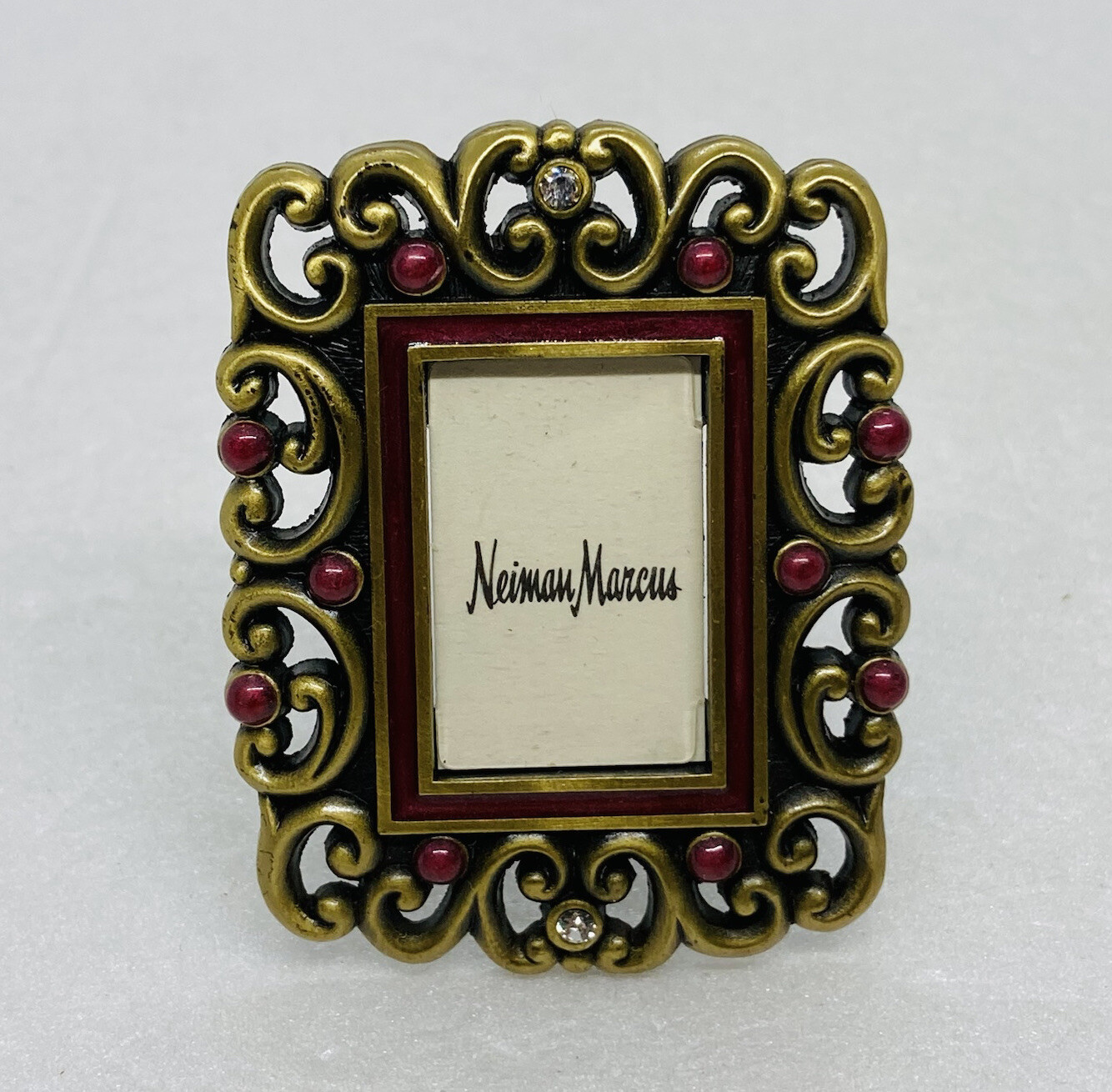 Vintage Jay Strongwater Picture Frame Brass Swarovski Crystal Ornate Art 17 Vintage Jay Strongwater Picture Frame Brass Swarovski Crystal Ornate Art 17