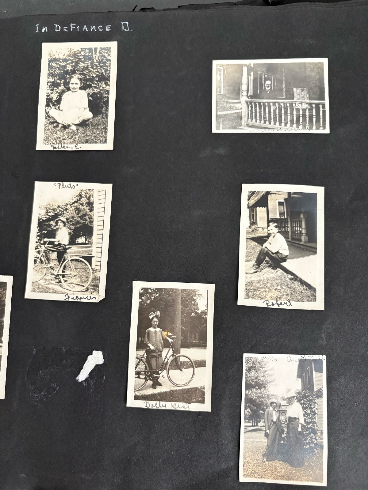 Antique 1910s Scrapbook Ackley, Granville, OH WWl Era, Ephermera w/393 Photos
