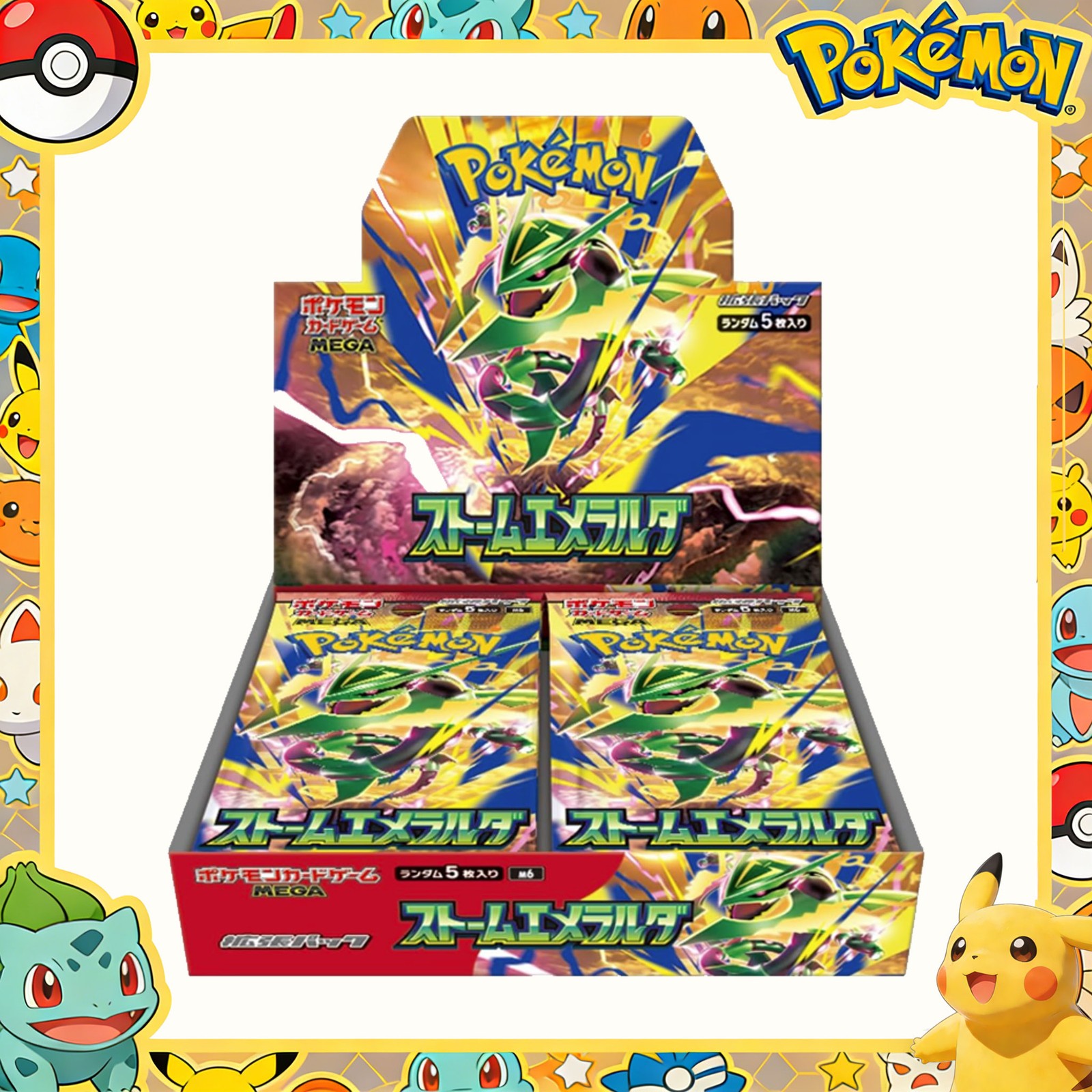 Pokemon Storm Emeralda Booster Box M6 Japanese w/Shrink Sealed