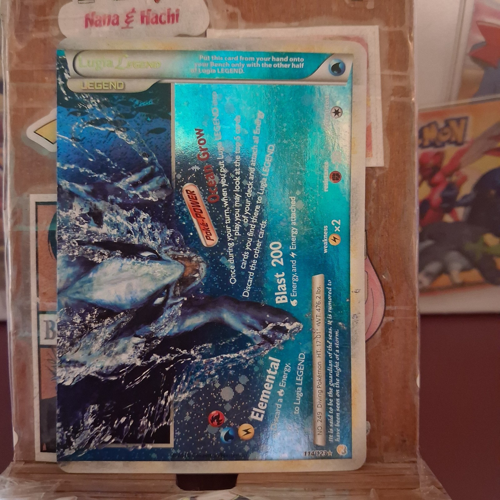 Lugia Legend (Bottom) 114/123 Heartgold & Soulsilver Holo (Loose)