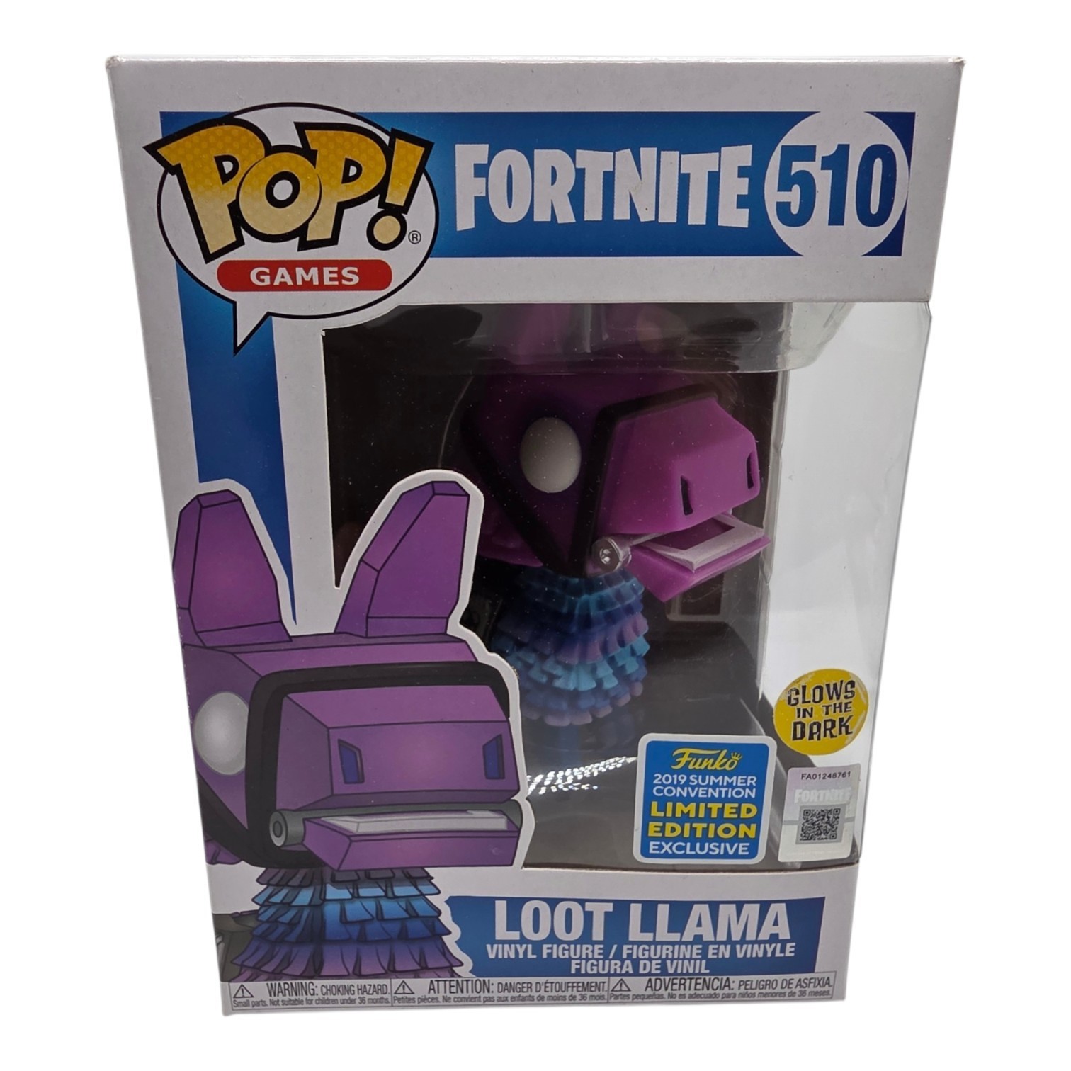 Funko Pop Loot Llama #510 2019 Fortnite Collectible Vinyl Figure