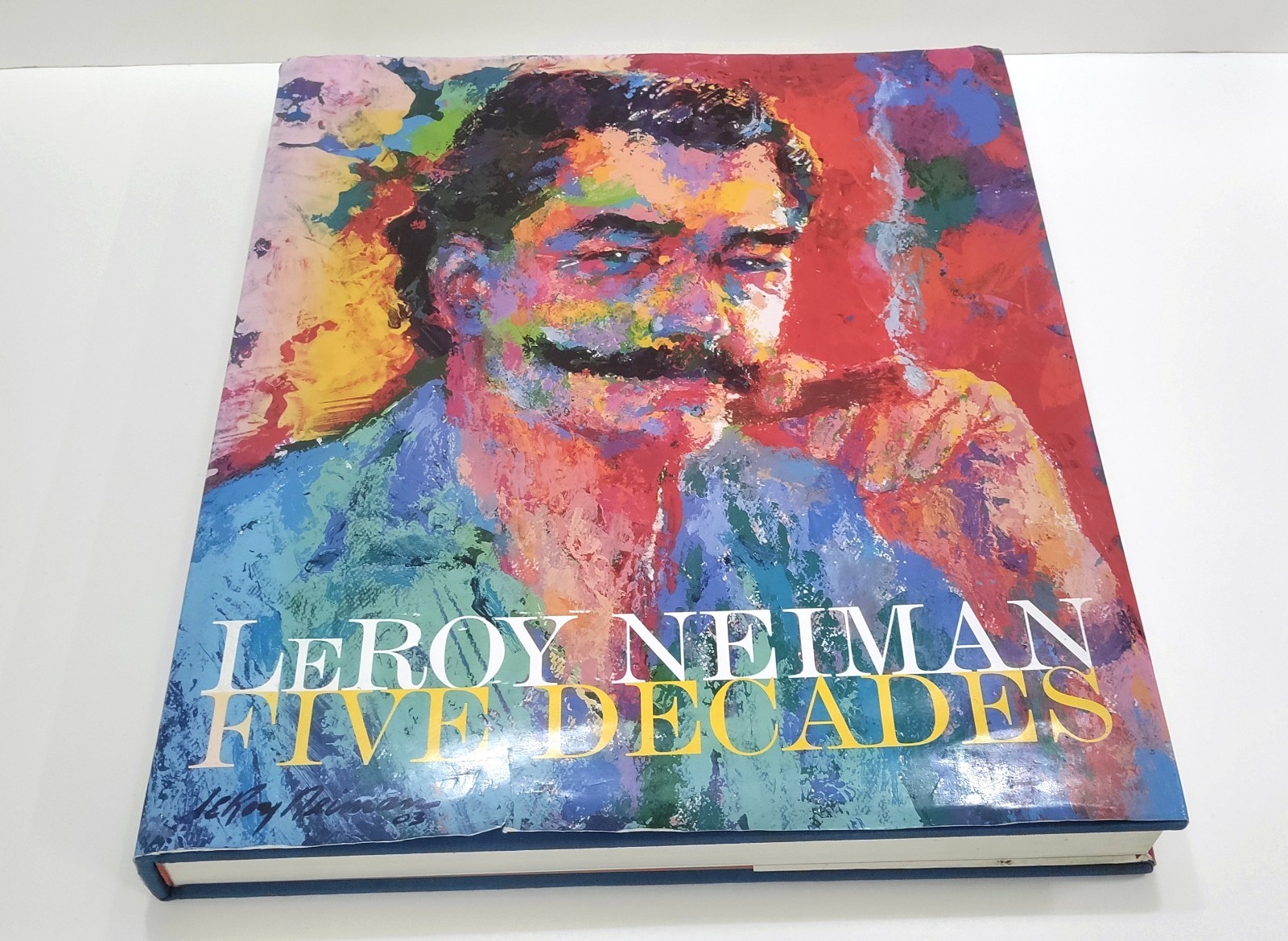 Leroy Neiman Five Decades 2003 Hardcover Signed inscribed to the Howley Boys