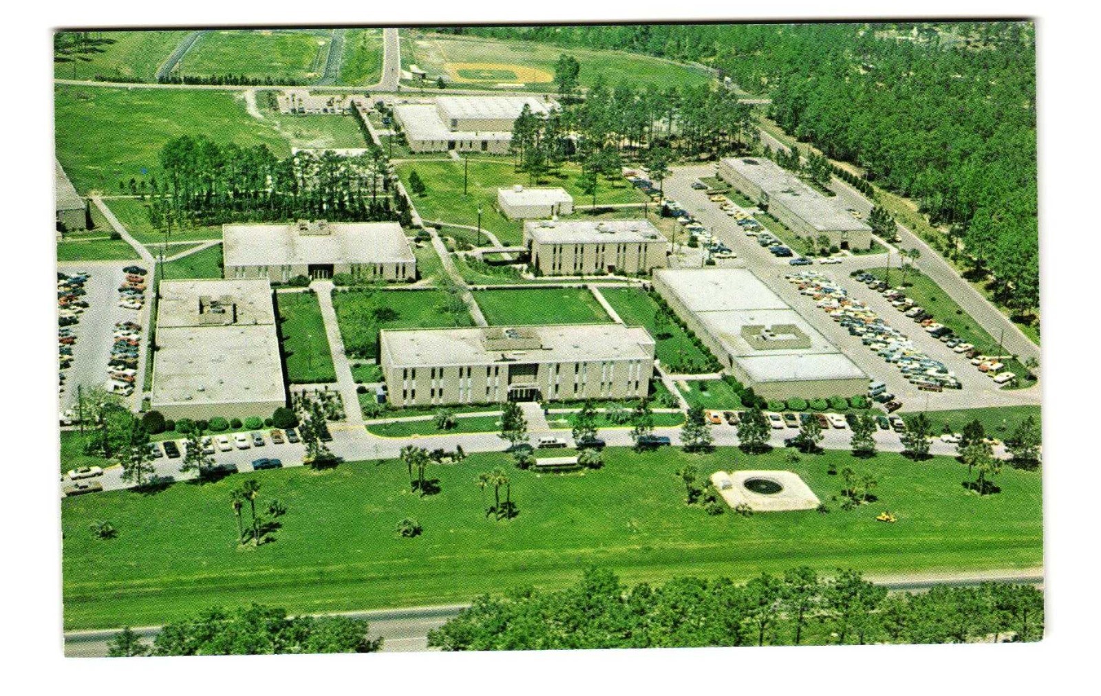 James H Faulkner State Junior College Bay Minette AL VTG postcard UNP