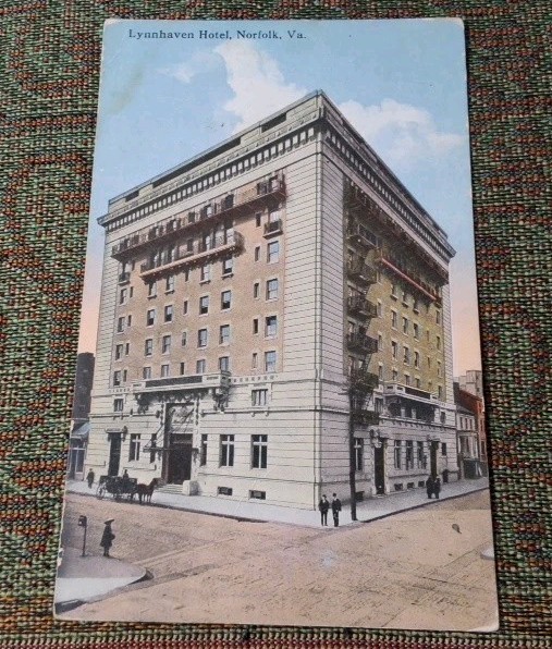Antique Lynnhaven Hotel, Norfolk, VA Post Card 