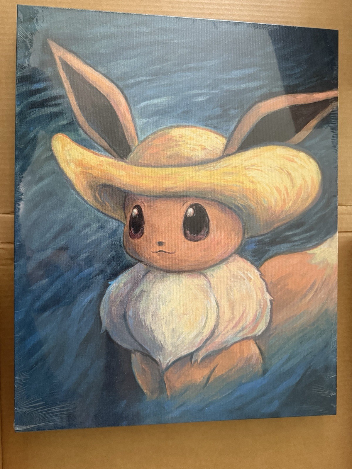 Sealed - Van Gogh Eevee Canvas Wall Art