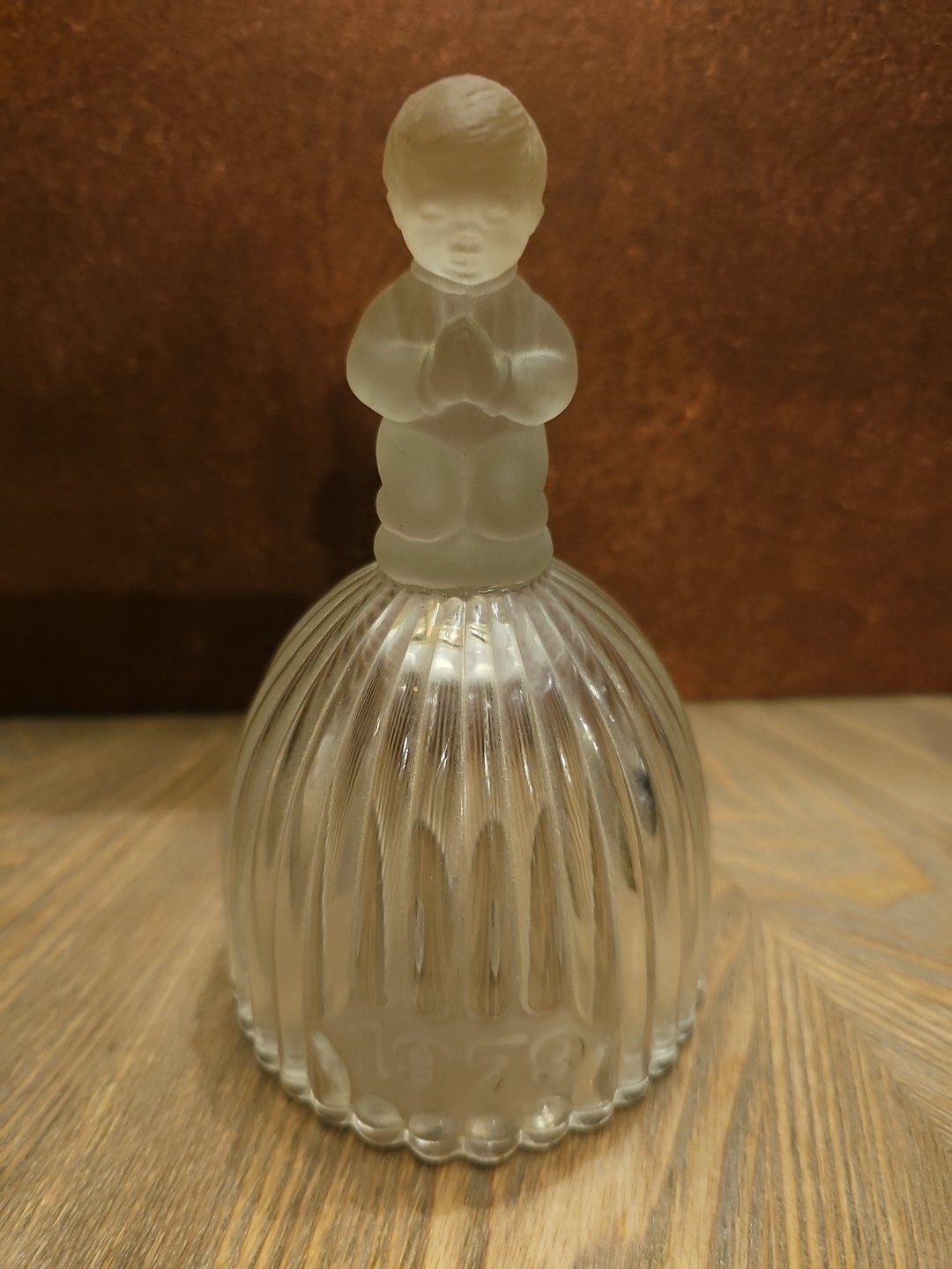 Goebel Annual Crystal Glass Bell 1979 West Germany Engraved - No Box