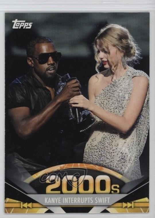2011 Topps American Pie Kanye West Taylor Swift Kanye Interrupts Swift #196 a4e