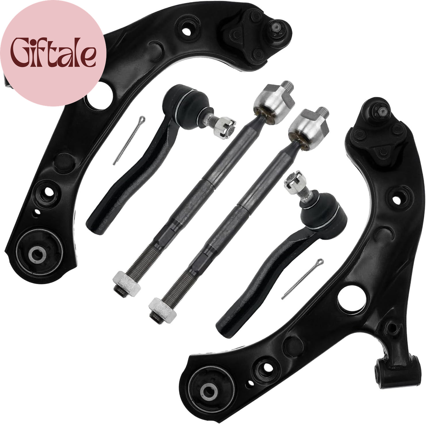Detroit Axle - 6Pc Front End Suspension Kit for 2020-2024 Toyota Corolla 2016-20