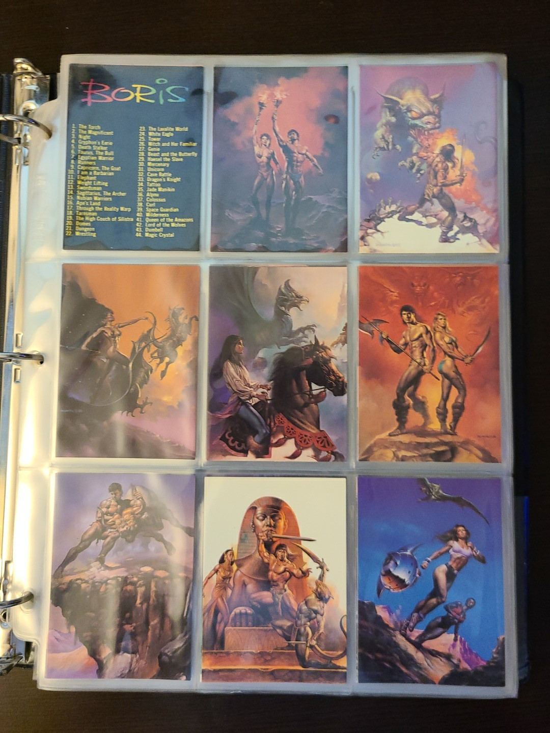 1991-1993 Boris Vallejo (Comic Images) sets 1-3