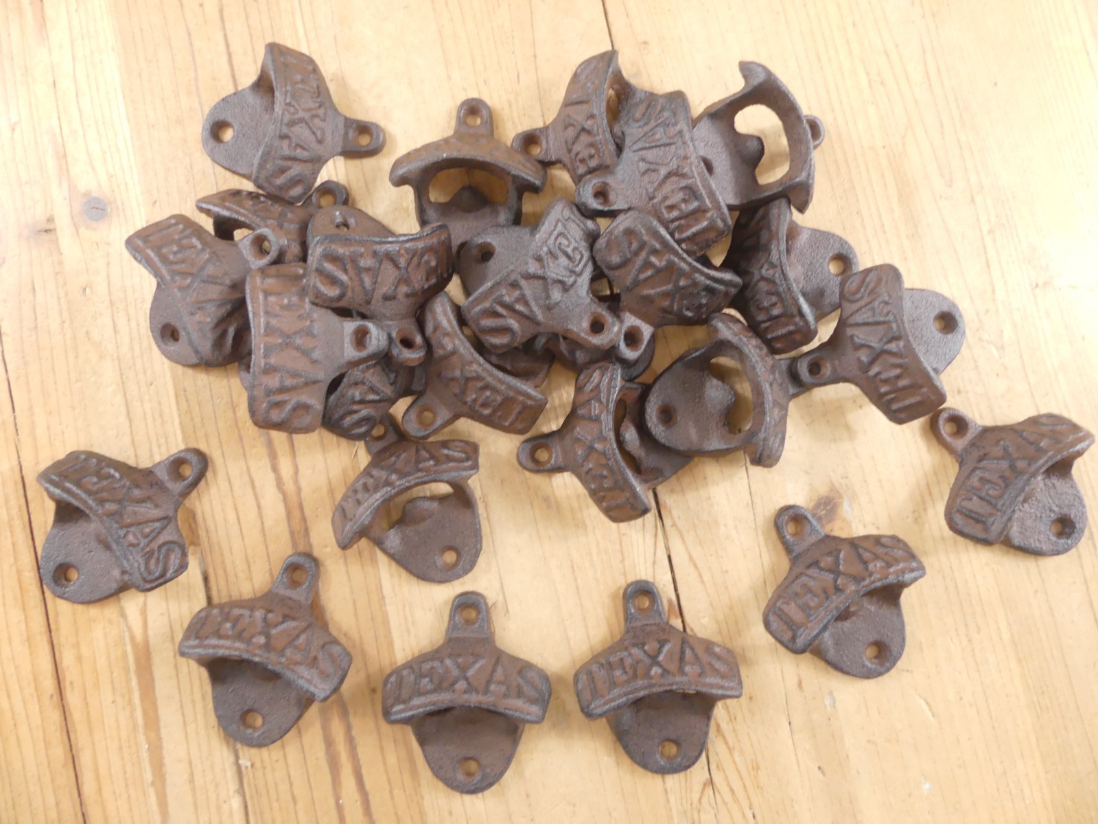 Set Of 25 Texas Bottle Openers Cast Iron Wall Mounted Lot Beer Pop Bottle Bar Set Of 25 Texas Bottle Openers Cast Iron Wall Mounted Lot Beer Pop Bottle Bar