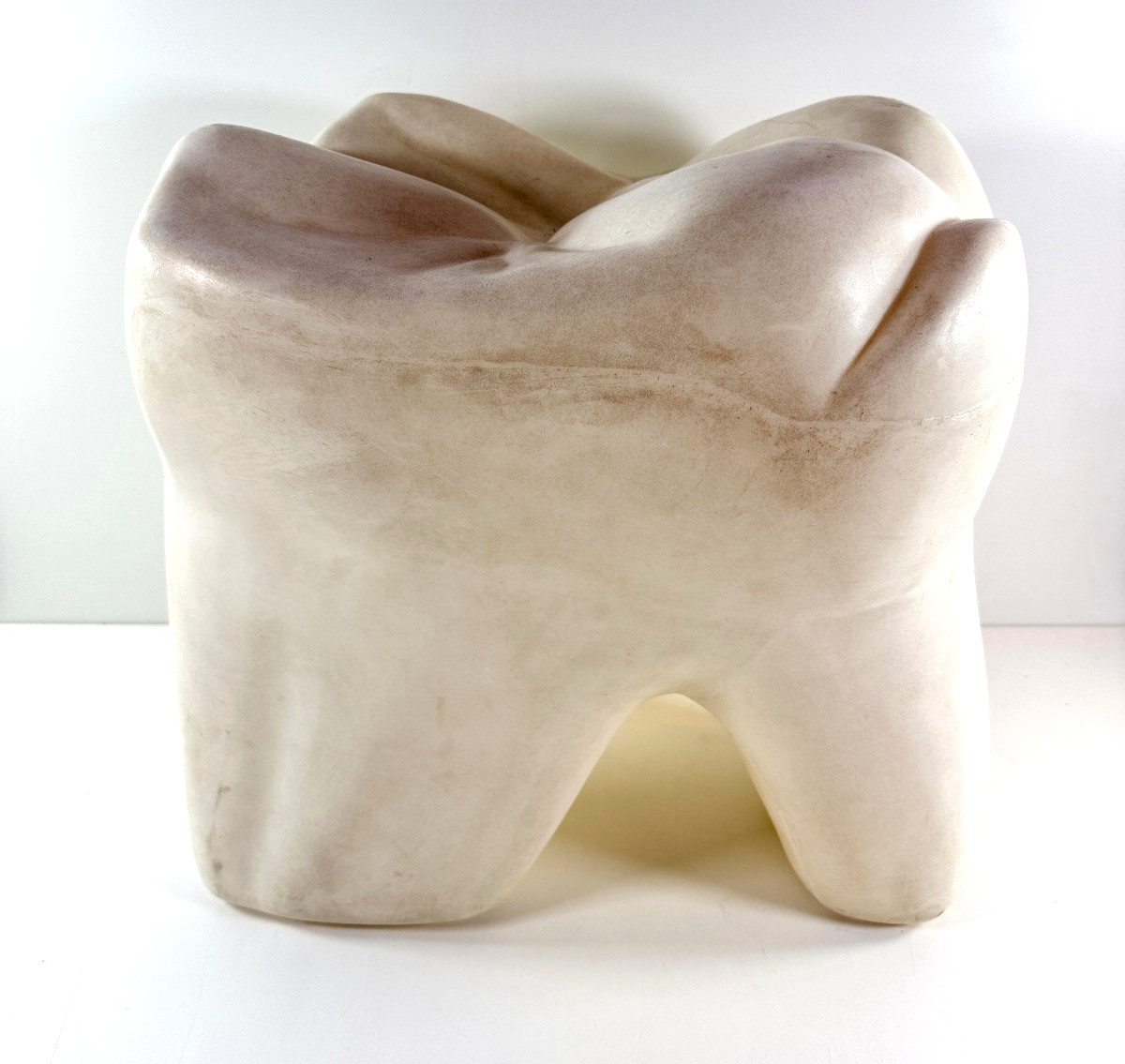 RARE 1981 Golden West Dental pop art tooth teeth stool plastic blowmold chair RARE 1981 Golden West Dental pop art tooth teeth stool plastic blowmold chair