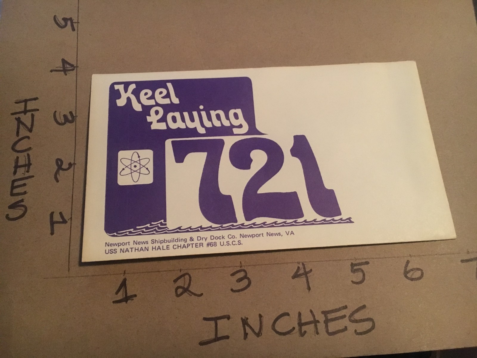 US Navy USS Chicago SSN 721 Submarine Commissioning & Launching Envelope vari 2 US Navy USS Chicago SSN 721 Submarine Commissioning & Launching Envelope vari 2