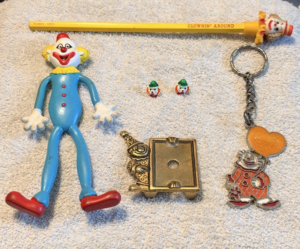 Vintage Clown Items 