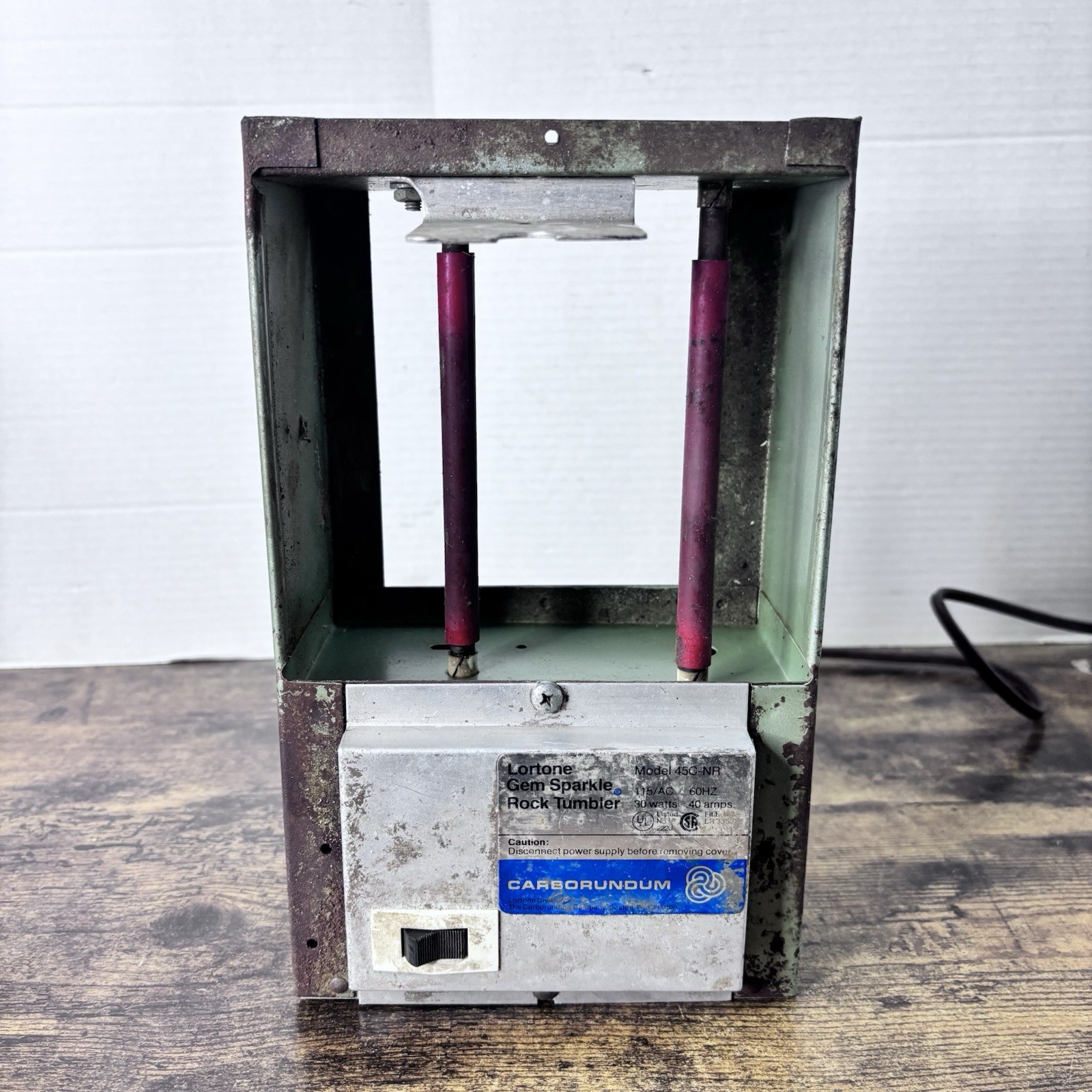 Working Vintage Lortone 45C-N.R. Gem Sparkle Rock Tumbler - Machine Only