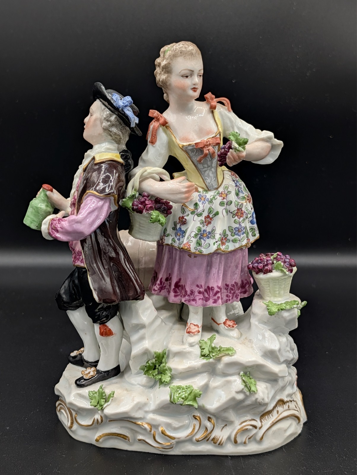 Antique Samson for Meissen France Wine Makers Porcelain Figurine 7.5\