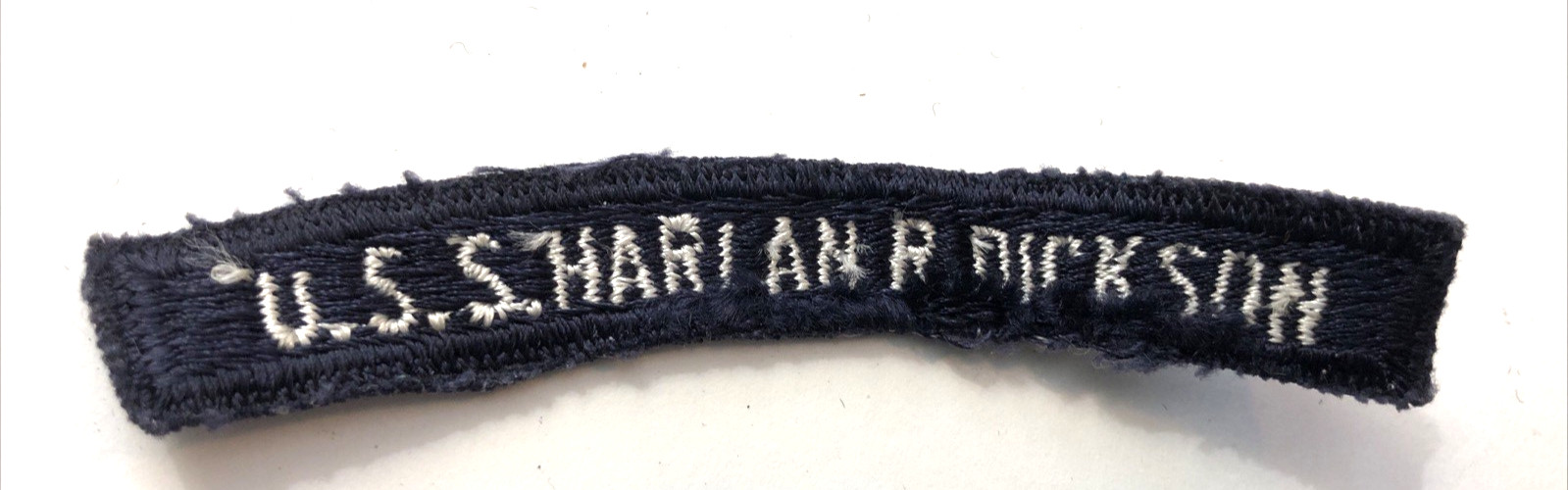 US Navy USS Harlan P Dickson DD-708 rocker Patch 3.5