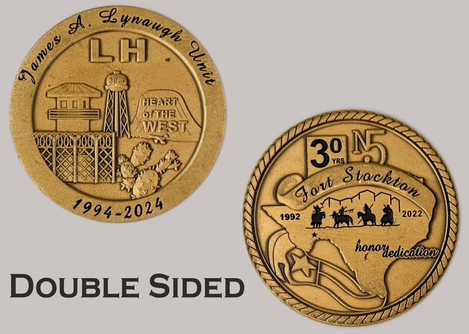 Fort Stockton 30th Anniversary Texas Western Commemorative Challenge Coin  J#15
