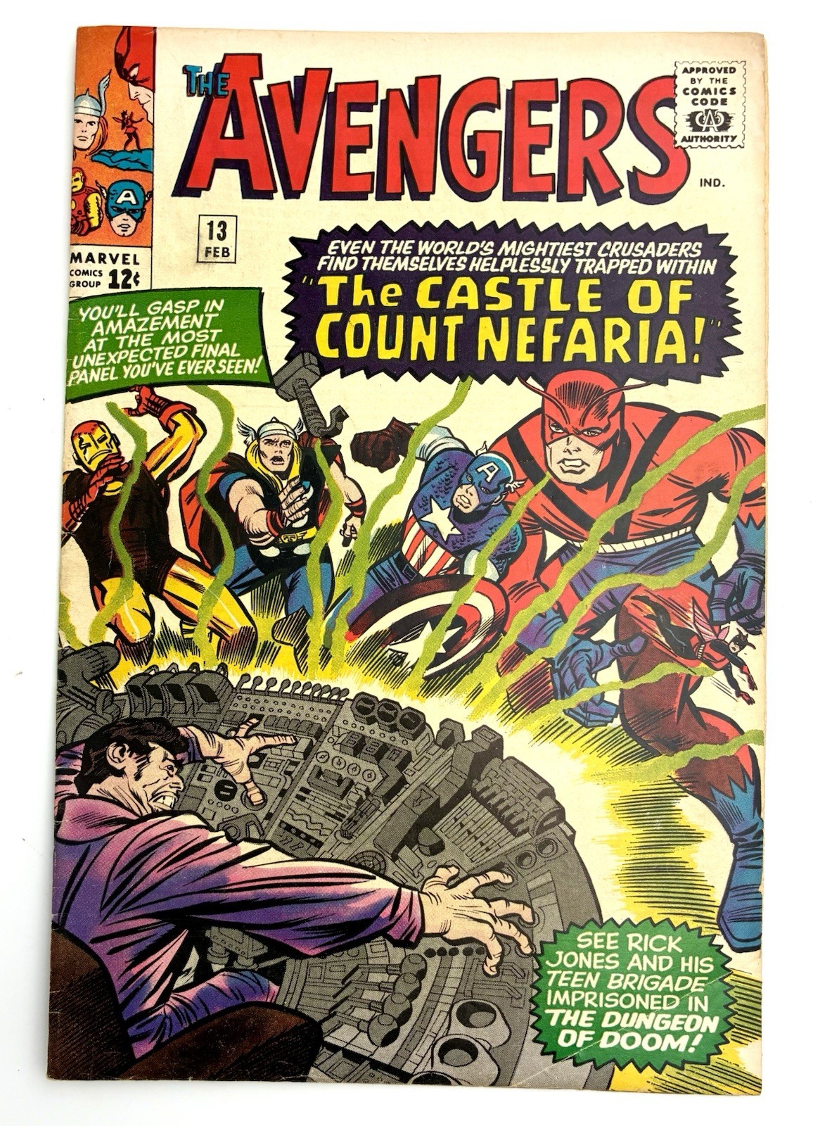 Avengers #13 1965 6.0 F