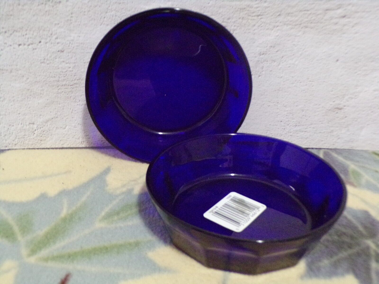 Libbey Colbalt Blue Vintage Duratuff Dessert Bowls Set of 2 NWT